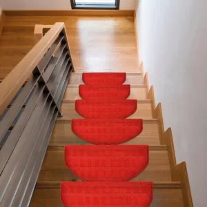 Stepmat Bukle Halıdan Alınlıklı Basamak ve Merdiven Paspası 16'lı